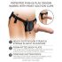 King Cock Elite Beginner's - Strap-on para Iniciantes (preto)