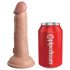 King Cock Elite Beginner's - Strap-on Dildo (Natural)