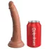 King Cock Elite Comfy - cinta com dildo realístico - pele escura