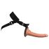 King Cock Elite Confort - Dildo com Arnês (tom natural escuro)