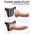 Body Dock OG - Plug com ventosa para strap-on (preto)