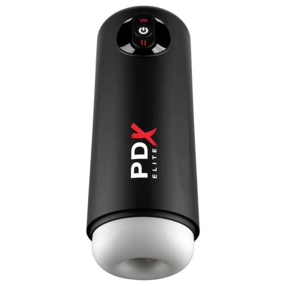 PDX Elite Moto Milker - Masturbador pulsante-vibrante (preto)