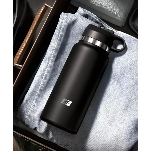 Fap Flask Thrill Seeker - masturbador discreto em forma de garrafa - preto