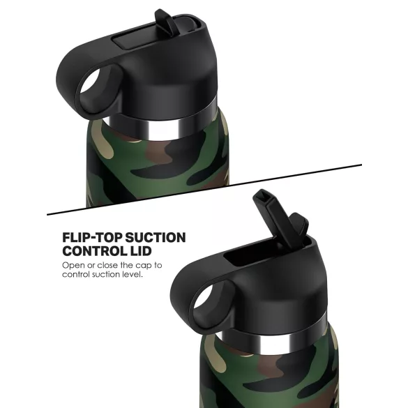 Fap Flask Happy Camper - masturbador discreto garrafa - verde e preto