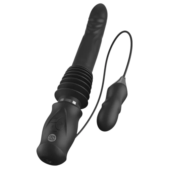 Fetish - vibrador empurrador - preto