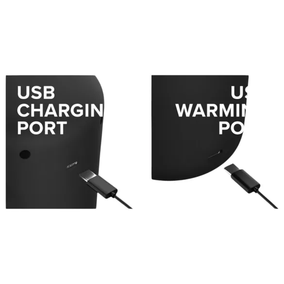 PDX Elite Milk Me Hotter - masturbador masculino com aquecimento - preto