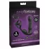 Pipedream Anal Fantasy Ass-Gasm - vibrador anal com cabeça giratória e anel peniano (preto)