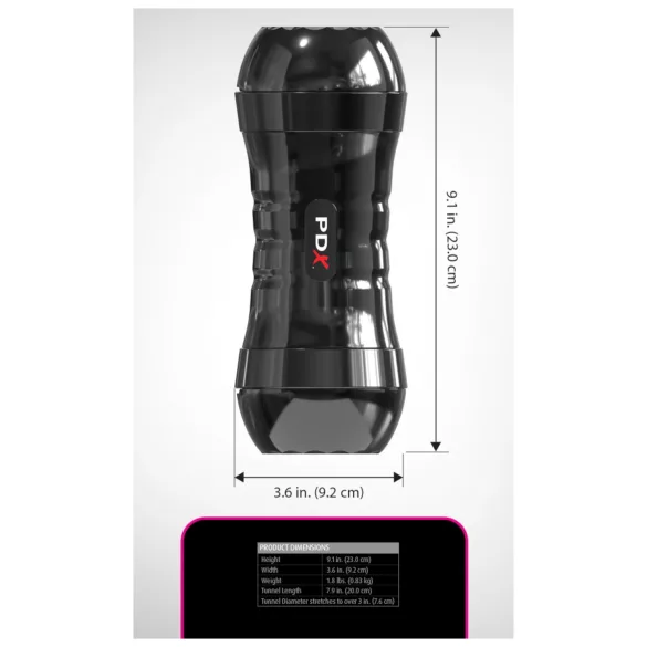 PDX Extreme - masturbador vagina realista - XXL cor natural