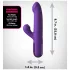 Fantasy For Her - Vibrador empurrador 2 em 1 e estimulador de clitóris (roxo)