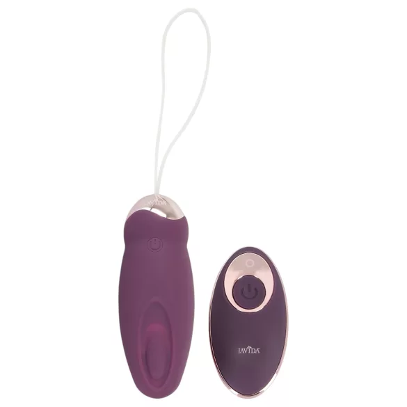 Javida - ovo vibratório pulsante com controle remoto - roxo