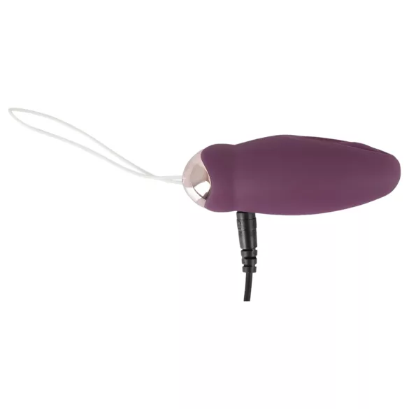 Javida - ovo vibratório pulsante com controle remoto - roxo