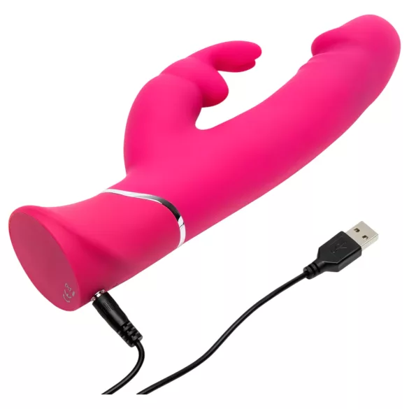 Happyrabbit - vibrador com estimulador de clitóris à prova d'água