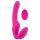 Strapless Strap-On - Vibrador sem alças (rosa)