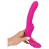 Strapless Strap-On - Vibrador sem alças (rosa)