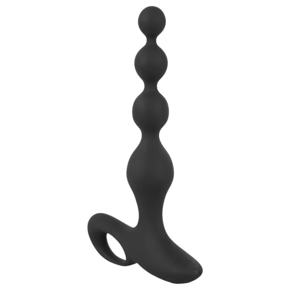 Black Velvets - vibrador de contas anais (preto)