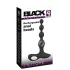 Black Velvets - vibrador de contas anais (preto)