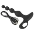 Black Velvets - vibrador de contas anais (preto)