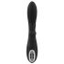 Sorriso Triplo - Vibrador Recargável à Prova d'Água com 3 Pontas (Preto)