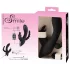 SMILE Triple - vibrador recarregável triplo à prova d'água - silicone preto