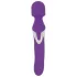 Javida - vibrador massageador 2 em 1 tipo wand e pérola - silicone lilás