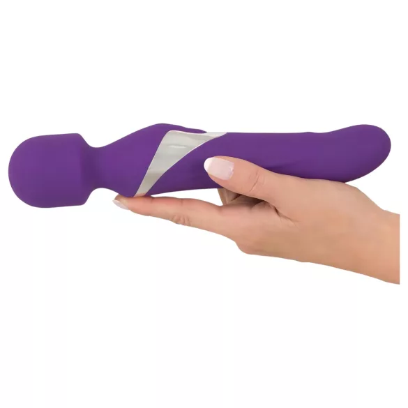 Javida - vibrador massageador 2 em 1 tipo wand e pérola - silicone lilás