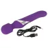 Javida - vibrador massageador 2 em 1 tipo wand e pérola - silicone lilás