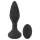 ANOS - vibrador anal rotativo com esferas - silicone preto
