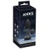 ANOS - Vibrador Anal Giratório com Pérolas (preto)