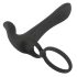 Amor Dual Preto - Vibrador & Anel Peniano recarregável (2 em 1)