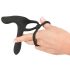 Amor Dual Preto - Vibrador & Anel Peniano recarregável (2 em 1)