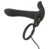 Amor Dual Preto - Vibrador & Anel Peniano recarregável (2 em 1)