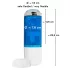 You2Toys - masturbador automático rotativo e impulsionador - azul e branco