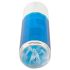 You2Toys - masturbador giratório e vibrante (azul-branco)