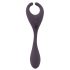 Escolha do Casal - Vibrador roxo com 2 motores e controle sem fio