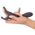 Escolha do Casal - Vibrador roxo com 2 motores e controle sem fio