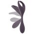 Escolha do Casal - Vibrador roxo com 2 motores e controle sem fio