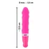 SMILE Soft - vibrador recarregável com aquecimento - silicone rosa