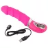 SMILE Soft - vibrador recarregável com aquecimento - silicone rosa