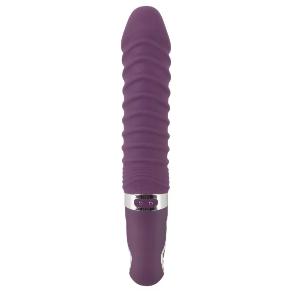 SMILE Soft - vibrador recarregável com aquecimento - silicone roxo