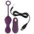 SMILE RC Bolas do Amor - Ovo Vibratório Recarregável com Controle Remoto (Roxo)