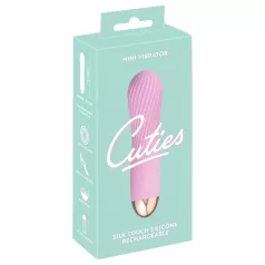   Cuties Mini - vibrador espiral recarregável à prova d'água - silicone rosa
