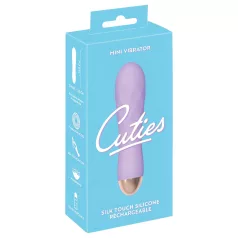   Cuties Mini - vibrador recarregável à prova d'água com textura - roxo