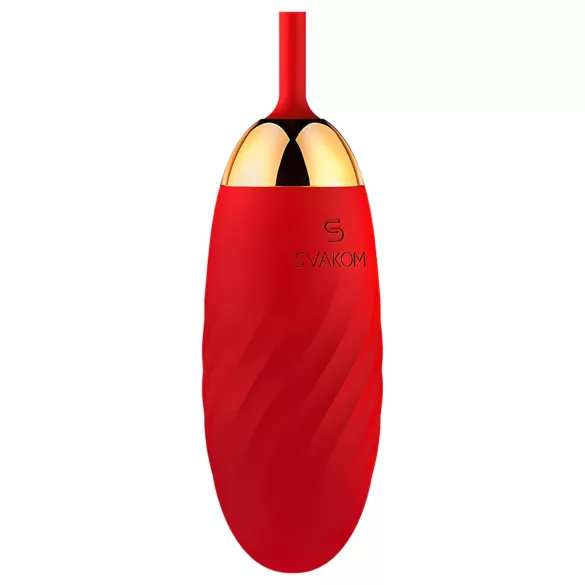 Svakom Ella Neo - vibrador em forma de ovo vestível controlado por app (vermelho)