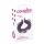 Couples Choice - anel peniano vibratório duplo - recarregável - roxo