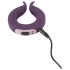 Couples Choice - anel peniano vibratório duplo - recarregável - roxo