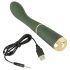 Vibrador Verde de Ponto G - Recarregável e à Prova d'Água!