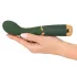 Emerald Love - vibrador ponto G recarregável à prova d'água - verde