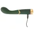 Emerald Love - vibrador ponto G recarregável à prova d'água - verde