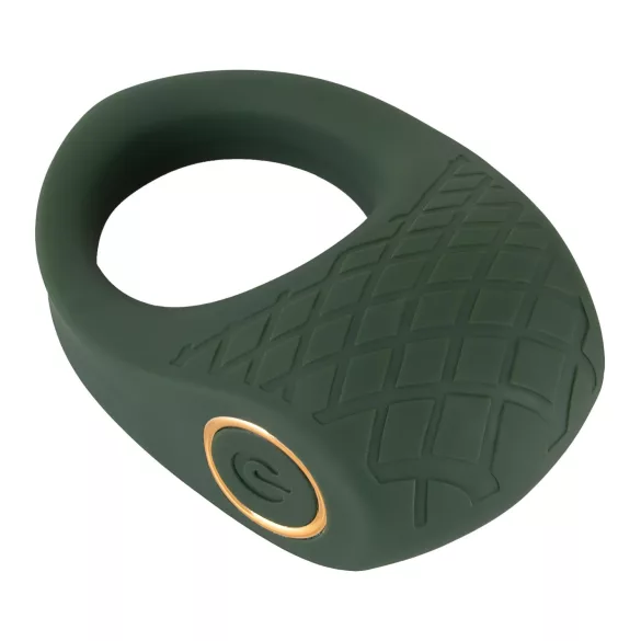 Emerald Love - anel peniano vibratório recarregável à prova d'água - verde