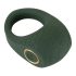 Anel vibratório recarregável, verde e à prova d'água - Emerald Love